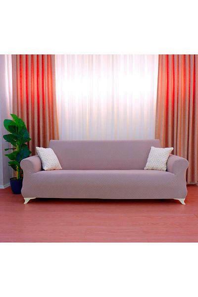 elgeyar Husa de canapea din jacquard din 3 piese cu model coș - nurcă