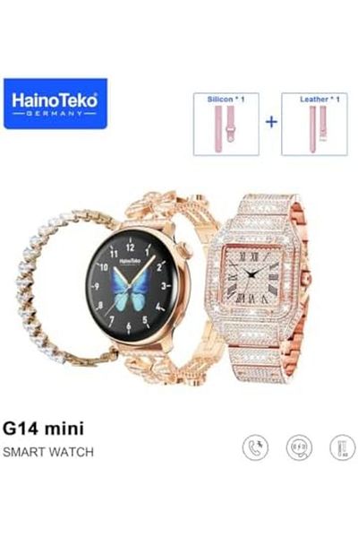 HAINOTEKO G14 Mini Smart Watch With Stylish Analog Watch