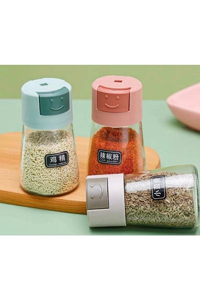 Generic 4-piece oil and spice control set designed to organize spices and oil