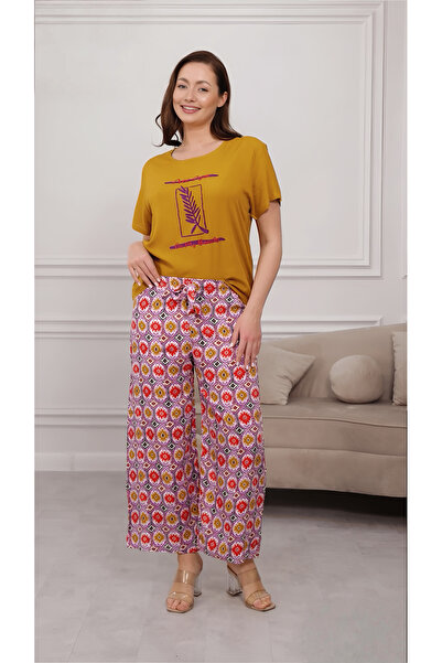 Clyfora Desenli Pijama Takımı