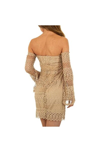 OEM Sofia special beige dress, low-cut - S(36)