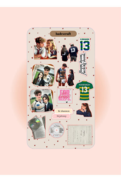 badescraft On Üçü Bağlamak Kitap Sticker- Etiket-13'ü Bağlamak- Defter Ajanda...