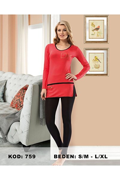 NightLove Dk Long Sleeve Women's Leggings Suit 759