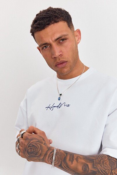 İLKCET MODA Μπλουζάκι με στάμπα Hand Me Back Oversize