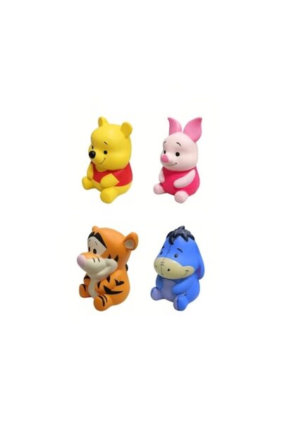 OEM Set 4 Jucarii Squishy, tip Winnie the Pooh, multicolor, 12 cm