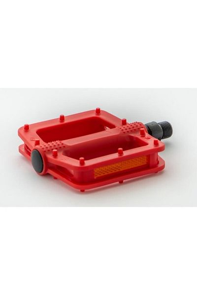Carsons FPD pedal set, size 9/16″, Boron / Cr-Mo axle, red color