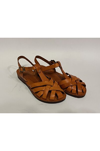 Yaban Collection El Yapımı Hakiki Deri Bodrum Sandaleti