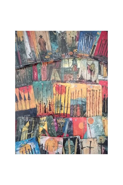 Morey English Tarot 78 Cards (English Tarot Card) - Golden Storybook Tarot
