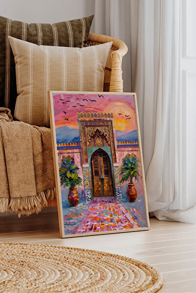 Dekorsiahome One Piece Wooden Framed Painting Tk0950