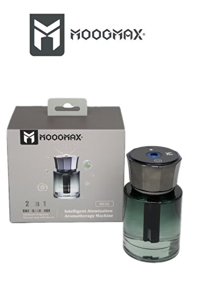 MOOGMAX Smart Aromatherapy Car Air Freshener with Refillable Fragrance Diffuser and Star Light