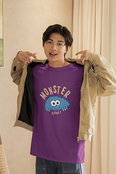 ArtYus ΑΝΔΡΙΚΟ/ΓΥΝΑΙΚΕΙΟ ΜΠΛΟΥΖΑ MONSTER COOL TRANSFER ΜΕ ΣΤΑΥΡΩΜΕΝΟ ΣΤΑΥΡΟ Μ...