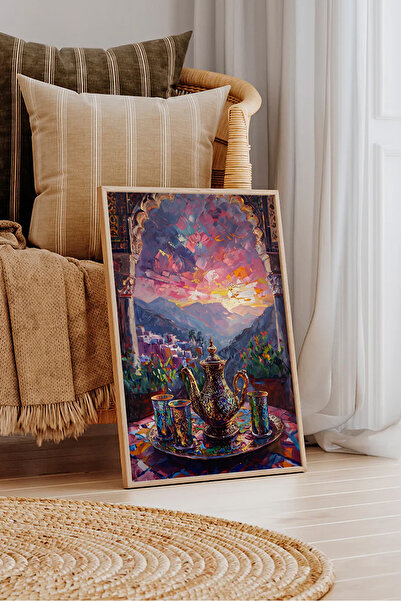 Dekorsiahome Εικόνα με ξύλινο πλαίσιο μονοκόμματο TK0940