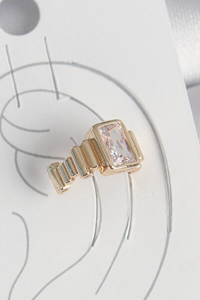 Clariss أقراط نسائية من حجر الزركون المربع باللون الذهبي والنحاسي