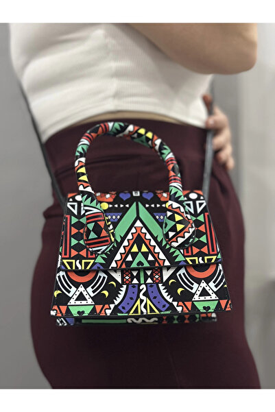 KAHSEN STORE Luxury Mixed Skin Bag