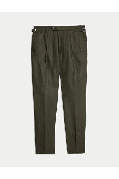 Marks & Spencer Keten Karışımlı Pantolon