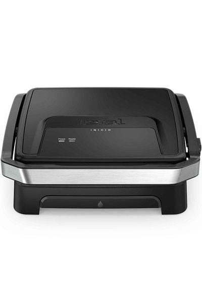 TEFAL Multifunctional Electric Grill Inicio Panini Maker & Grill GC271810, black