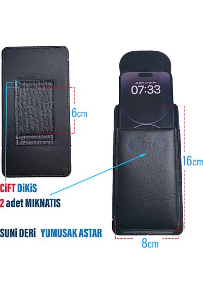 EXENAR iPhone 16 Belt Case - Belt Case with Belt Clip Cover