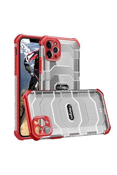 kılıffuarı Case for Apple iPhone 11 Pro Case Honeycomb Design Stylish Appearance with Corner Protection Wlons Mit Cover