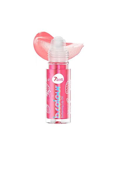 7DAYS Balsam de buze emolient B.COLOUR #02-căpșună dulce 4 ml