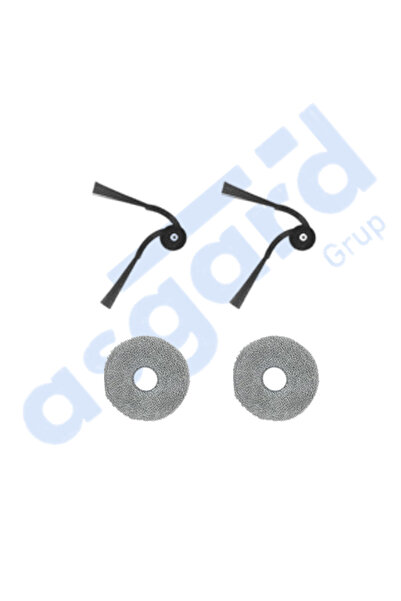 Asgard Grup روبروك ساروس 10R-Qrevo كيرف إكس متوافق مع فرشتين جانبيتين و2 ممسحة