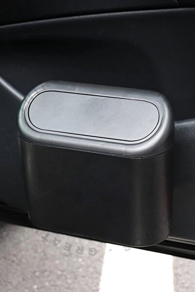 Greathings سلة المهملات للسيارة مع غطاء