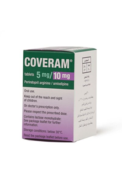 Servier Coveram 5mg/10mg tablet