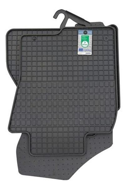 PETEX Set of 4 rubber car mats CSNBB 28510PX, black, compatible with Renault Alaskan