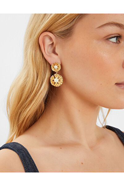 Accessorize Sallantılı İncili Küpe