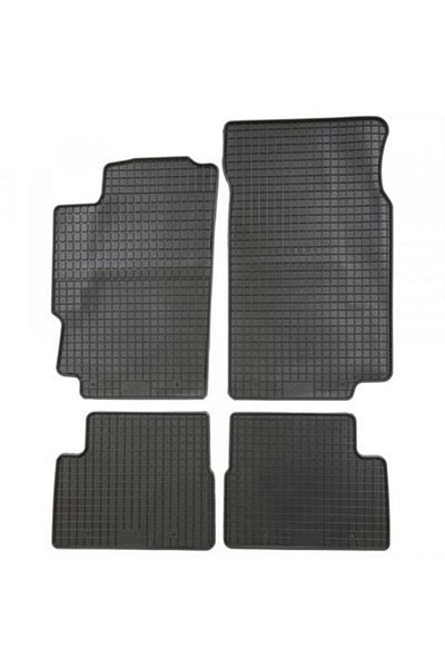 PETEX Rubber car mat set 25110, black color, compatible with Peugeot 406, years 1995-20
