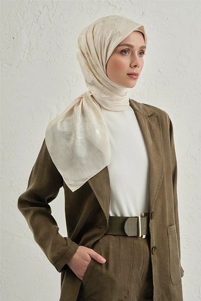 Armine Flush Cotton Scarf 2 60