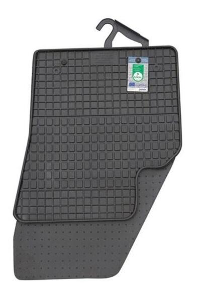 PETEX Set of 4 rubber car mats 26410PX, black, compatible with Volvo S40 II MS, V50 MW, C30