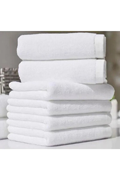 Erays Home Бавовняний білий великий рушник 70x 140 см Економічний готельний рушник