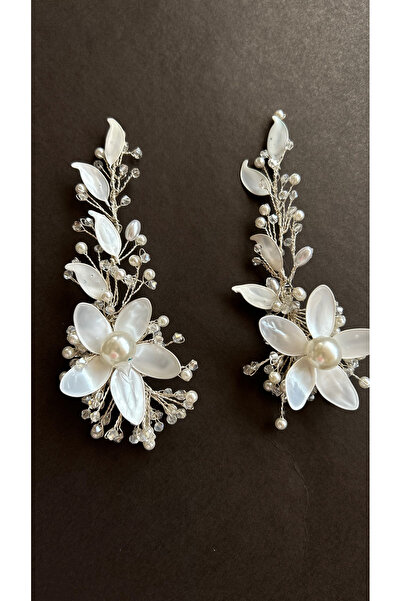 Store Pearl Bridal Accessory Hair Accessory with Flower
