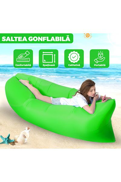 Expres Saltea Gonflabila Tip Sezlong LazyBag