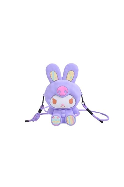 OEM Gentuta Sanrio Kuromi, Hello Kitty, Pop it Now pentru copii, silicon, mov, 25 cm