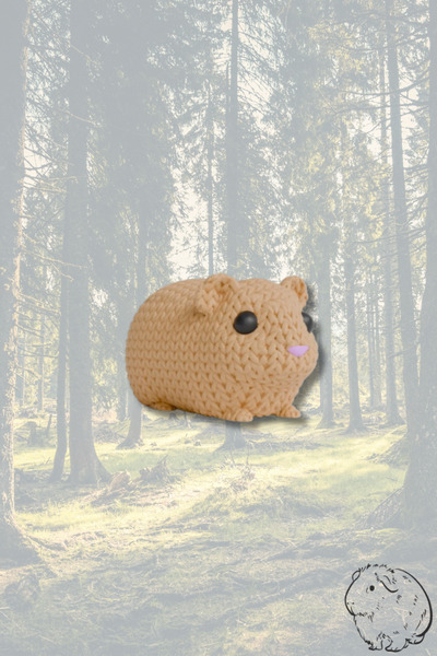 mmb Breloc pentru hamster cu model tricotat – plastic dur, ornament pentru geantă și farmec, accesoriu cu figurine de animale