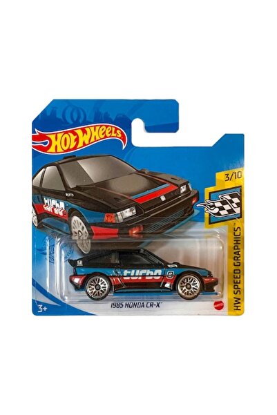 HOT WHEELS Masinuta metalica Hot Wheels, 1985 Honda CR-X, 1:64, Negru