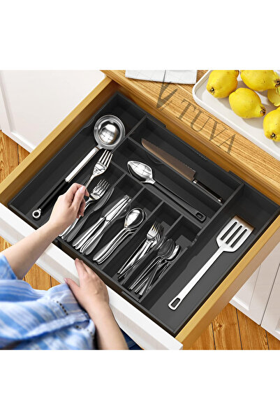 TUVA REKLAM Tuva-Modern Elite Cutlery Spoon Knife Organizer Cabinet Interior Organizer Multipurpose |   Cafe Restaurant Kitchen