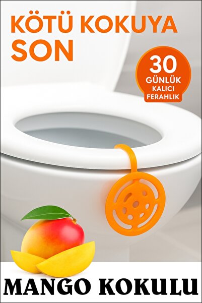 COZLEY Tuvalet Koku Giderici Mango Kokulu WC Klozet Kötü Koku Önleyici Araba Kokusu Çok Amaçlı Kalıcı Koku