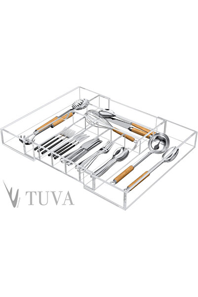 TUVA REKLAM Tuva-Modern Elite Cutlery Spoon Knife Organizer Cabinet Interior Organizer Multipurpose |   Cafe Restaurant Kitchen