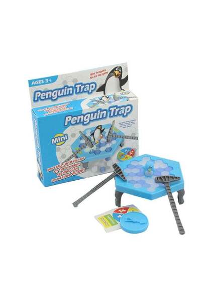 Generic Penguin trap Save Penguin Balance Ice Cubes Knock Breaking Puzzle Tab...