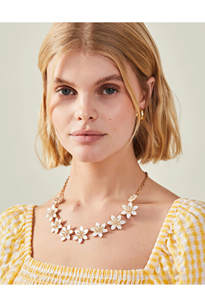 Accessorize İnci Çiçek Kolye