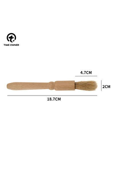 Choice7 فرشاة خشبية من الفولاذ المقاوم للصدأ، أداة تحريك مسحوق القهوة، موزع م...