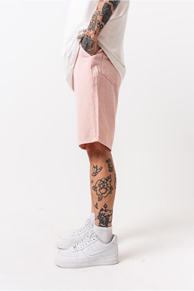 Respire Men's Piece Paint Shorts Salmon