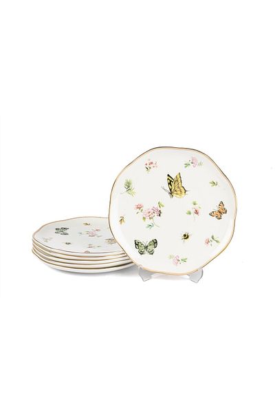 Mikasa Moor Wings of Spring 6-Piece Cake Plate 20cm