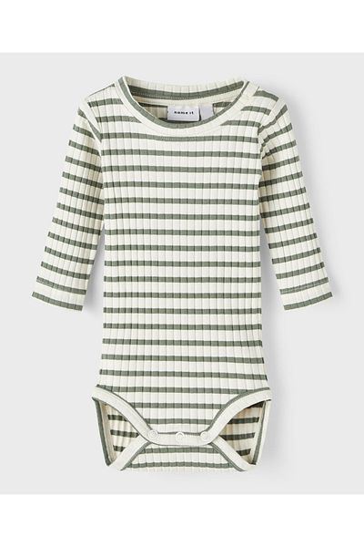 Name it Striped Romper - Laurel Wreath