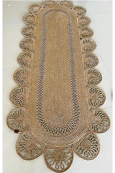 GNG Home Tekstil Jüt Halat Yıkanabilir Salon Mutfak Balkon Ve Bahçe Royal Ser...