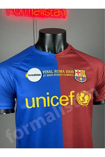 Lion Spor Φινάλες της Ρώμης 2009 της Λιόνελ Μέσι Ρετρό Τζέρσεϊ της Βαρκελώνης