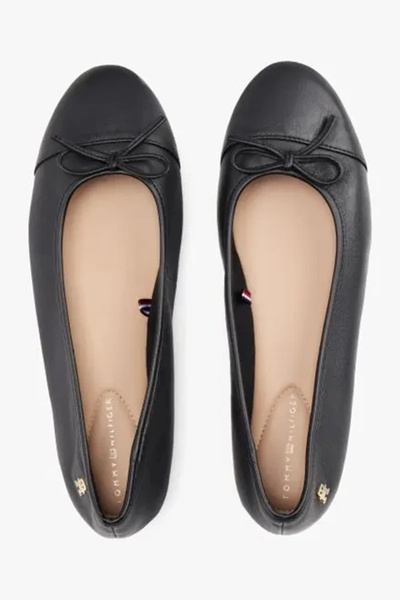 Tommy Hilfiger TOE CAP KOŽENÁ BALENKA