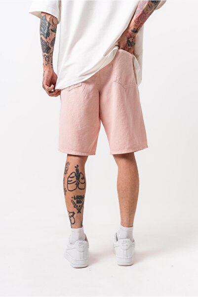 Respire Men's Piece Paint Shorts Salmon